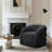 Aunna Upholstered Swivel Barrel Chair-753683449