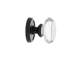Faux bouton de porte simple en cristal Grandeur Georgetown Rosette-15937141