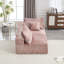 Canapé en chenille pleine mousse avec 2 coussins - aucun assemblage requis-111790963