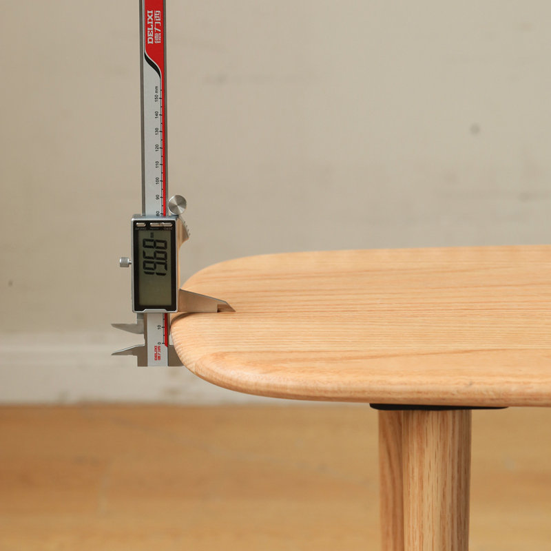 Table basse en bois massif avec tablette de rangement, facile à assembler, idéale pour le bureau à domicile et le salon