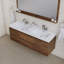Ensemble de meuble-lavabo double mural 60 po Arjina-2073329246
