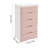 Commode 5 tiroirs avec rangement-1211712502