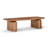 Table basse en bois massif Bergholt