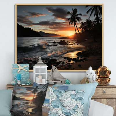 Beach Tropical Escape III - Imprimé