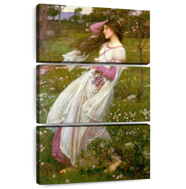 Leisha Windflowers, 38" H x 24" W