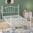 Twin XL Metal Platform Bed Frame with Heart-Shaped Headboard & Footboard – 600 LBS Heavy Duty Steel Bed Frame with 11.5" Underbed Storage, Noise-Free Slats, No Box Spring Needed, Easy Assembly-154835752-154835757