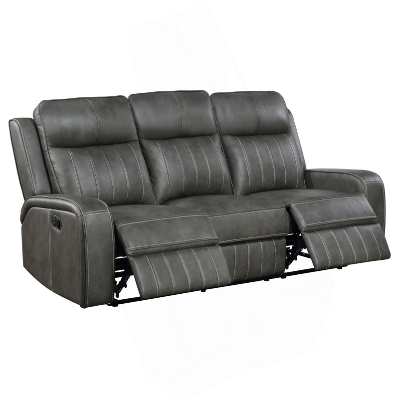 Forrest Grey Motion Reclining Sofa