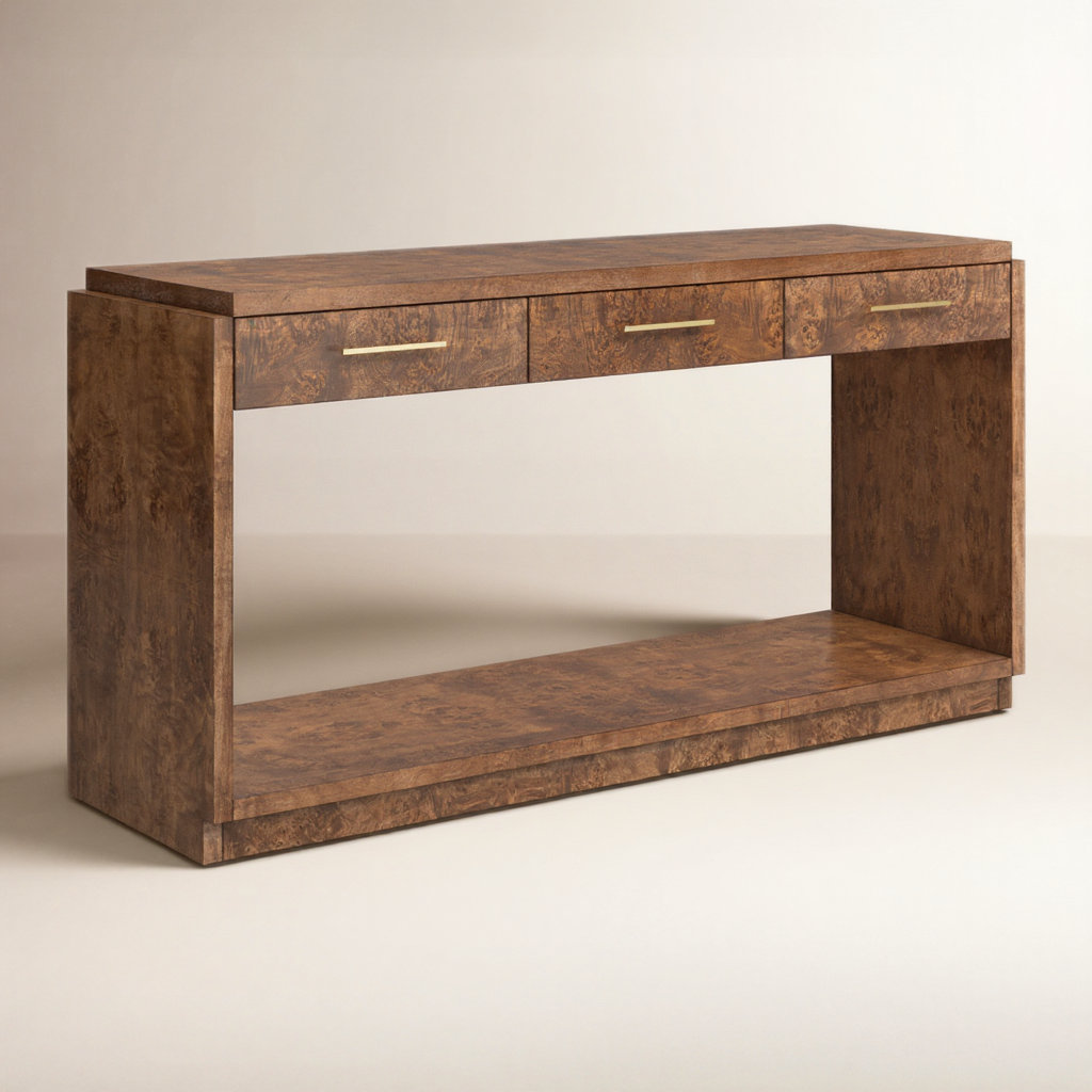 Kingston 60'' Console Table, Dark Brown