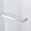 Porte de douche coulissante simple demi-cadre l 56 à 60 po x H 75 po, acier inoxydable 304 en chrome, verre trempé clair de 5/16 po (8 mm) de style GSCC