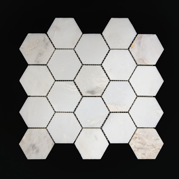 Polished Honeycomb Natural Mosaic Tile