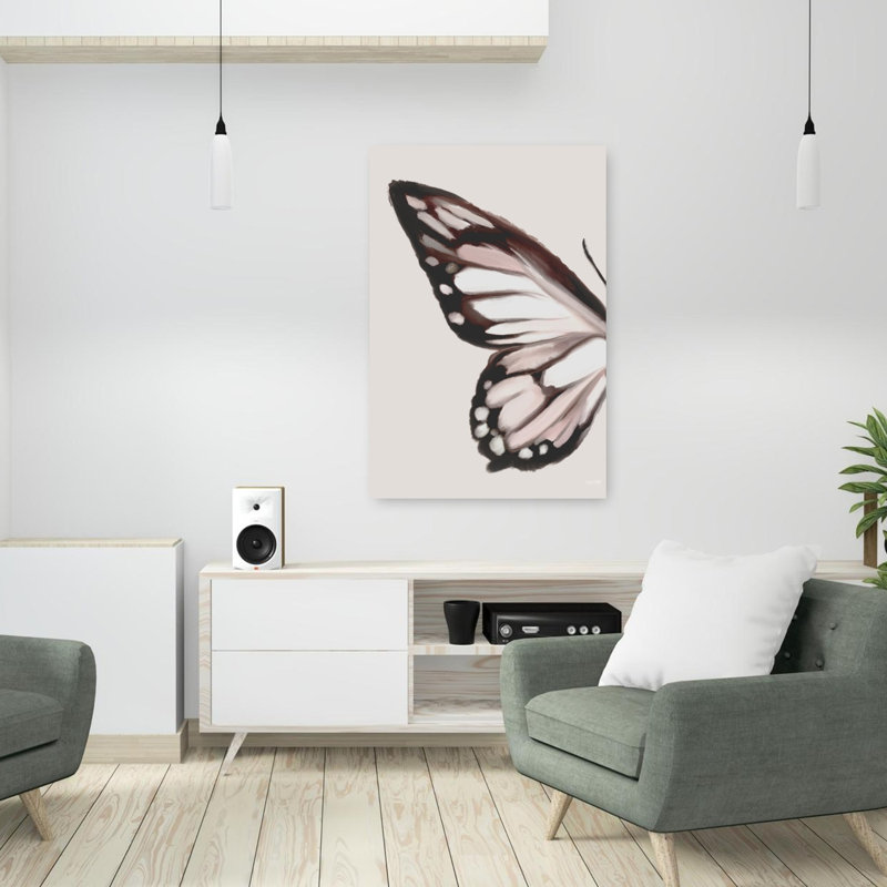 Butterfly Wings I Contemporary Butterfly Nature Art, 36" H x 24" W