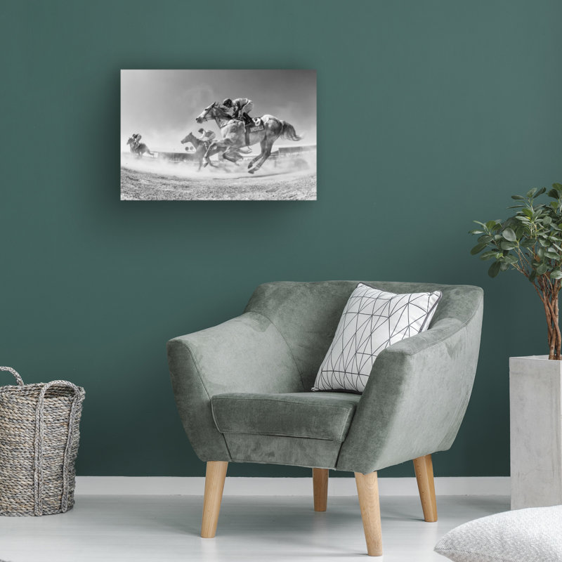 Œuvre sur toile, Randon Lee, Chapman, Birdsville, H 12 po x l 19 po