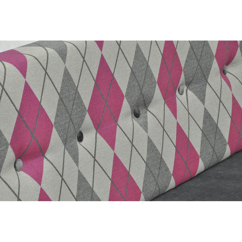 Wzór Sofa, Grey and pink