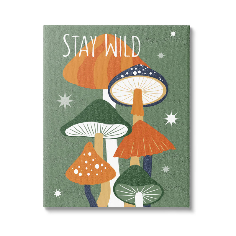 «Stay Wild Mushroom» par Martina Pavlova, H 20 po x l 16 po x P 1,5 po