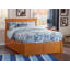 Lit plateforme en bois massif avec pied de lit et gigogne Daury-632012088-632012094