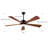 Solid Wood Ceiling Fan With Light