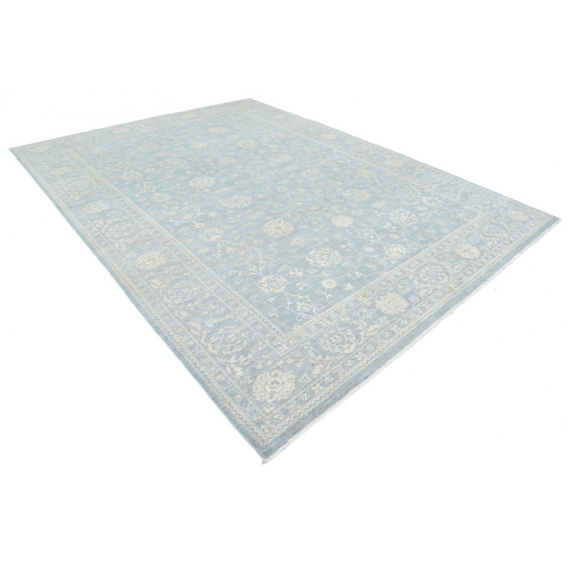 One-of-a-Kind 9'1"X12'4" Area Rug in Beige/Ivory/Malibu