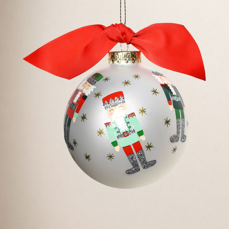 4" Glass Bauble