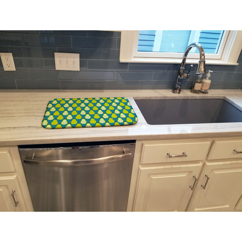 Drying Mat, Green/Blue