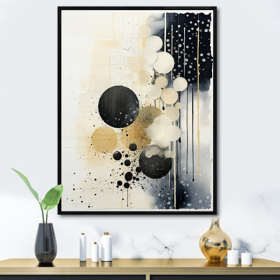 Monochromatique Fusion I - Collages abstraits, reproductions d'art mural