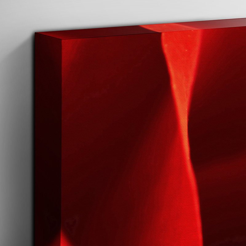Flower Red Rose Photographic - Wrapped Canvas, 40cm H x 60cm W