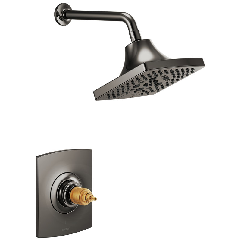 Kintsu® Thermostatic Valve Trim, Brilliance Black Onyx, Knob