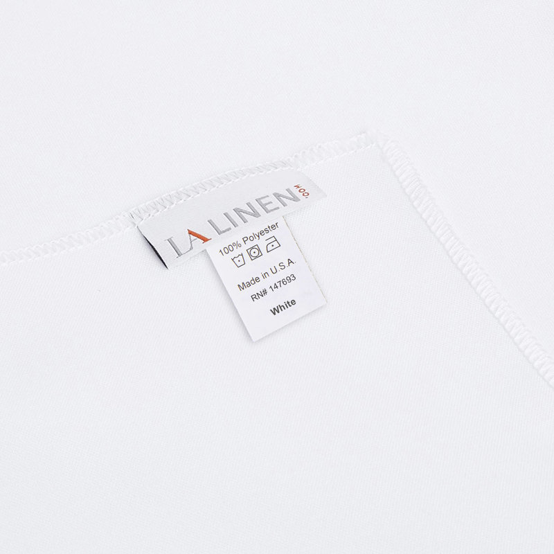 Fisher Solid Colour Table Runner, White