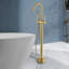 Topcraft Single Handle Floor Mounted Freestanding Tub Faucet with Handheld Shower