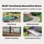 Vidaxl Garden Fence Powder-Coated Steel-116797994-116797996