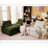Modular Sofa No Armrests DIY-Friendly Corduroy Neck Lumbar Pillows 4-Seater Reading And Relaxation-1424242426-1424242424