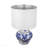 D12x19.3" Blue And White Ceramic Vase Lamp