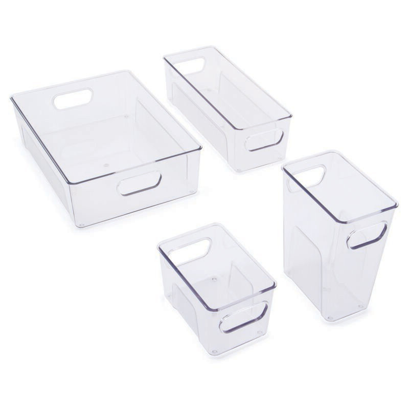 Ensemble de 4 mini-bacs transparents Copco