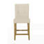 Tabouret de bar contemporain capitonné à boutons de 26 pouces-118615485