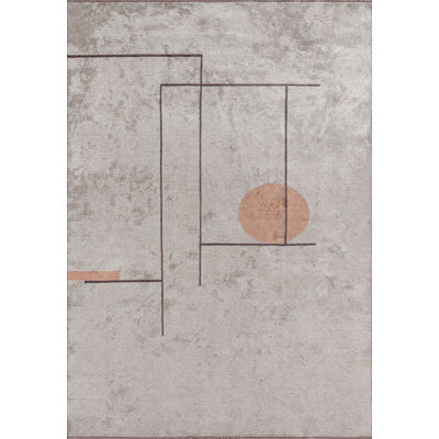 Lochbuie Geometric Hand Loom Indoor / Outdoor Area Rug
