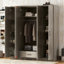 4-Door Wardrobe With 1 Drawer