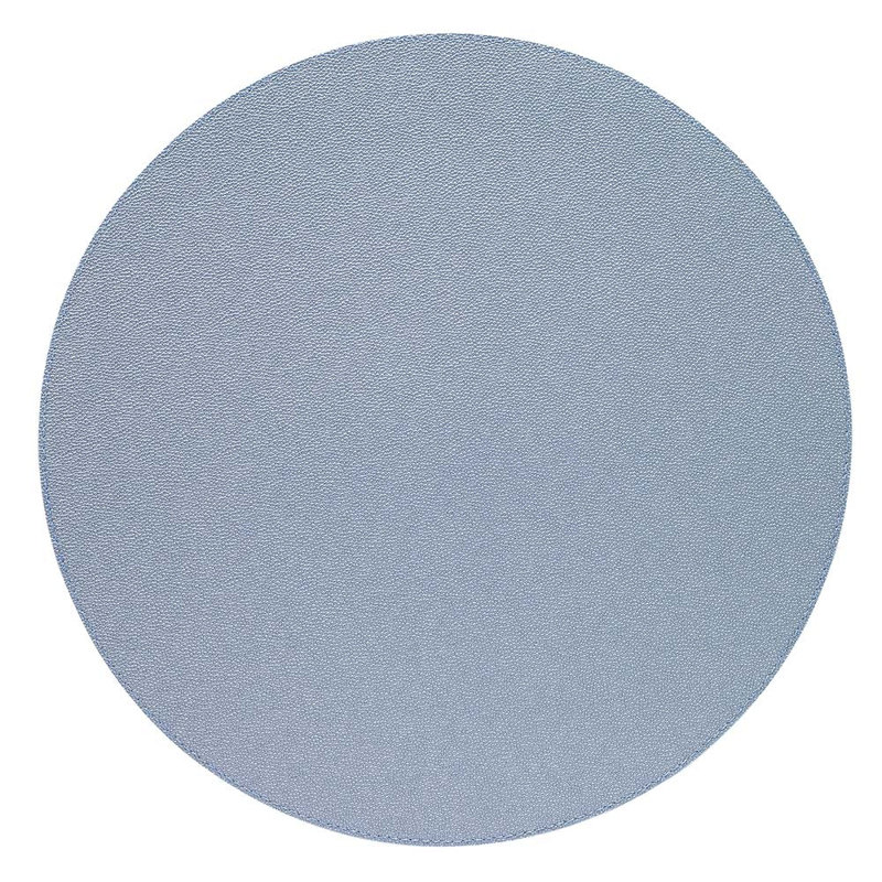 Skate Vinyl Round Placemat, Ice Blue