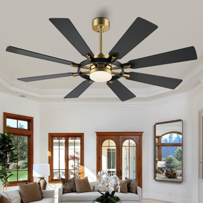 Antoinesha Ceiling Fan with LED Lights