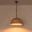 Luminaire suspendu dôme en jute 3 lumières