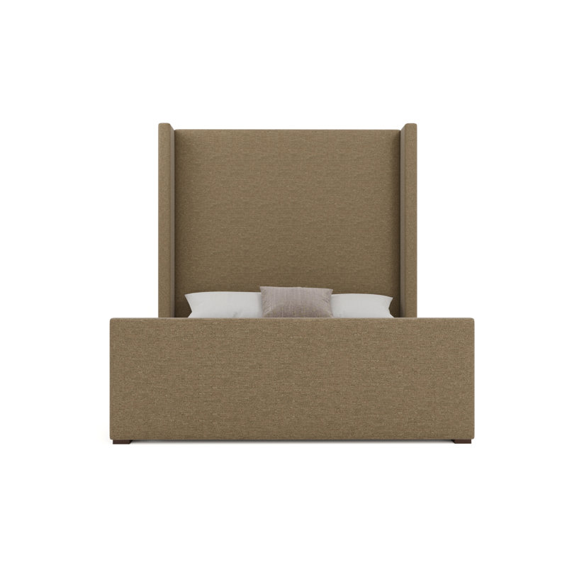 Lit haut Aylet Luxe, Grand lit, Linen Mink