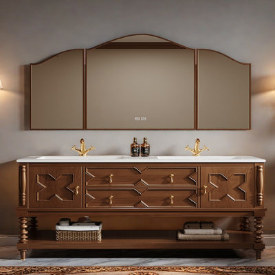 American-style floor-standing bathroom cabinet