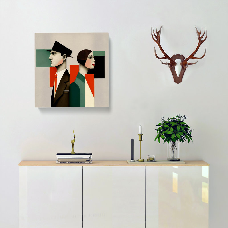 Modern Wall Art - Wrapped Canvas, 50cm H x 50cm W x 3cm D