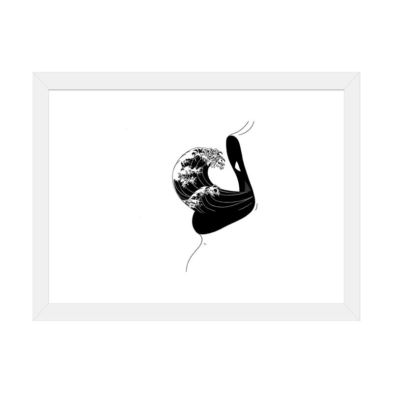 «Storm», reproduction d'art, Papier blanc, H 16 po x l 24 po x P 1 po