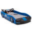 Lit simple voiture de course Delta, bleu -1382369316