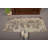 Vintage Turkish Door Mat with Distinctive Floral Pattern in Brown Shades