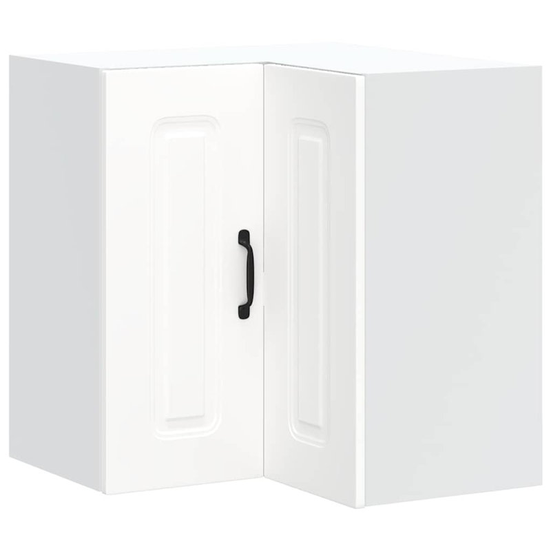 Kitchen Wall Corner Cabinet Kalmar Engineered Wood, White