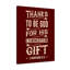 Indescribable Gift - Wrapped Canvas Print-1509861094
