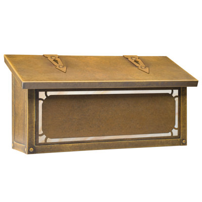 Monarch Metal Wall Mounted Mailbox