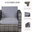 Aalijah Metal Outdoor Lounge Chair