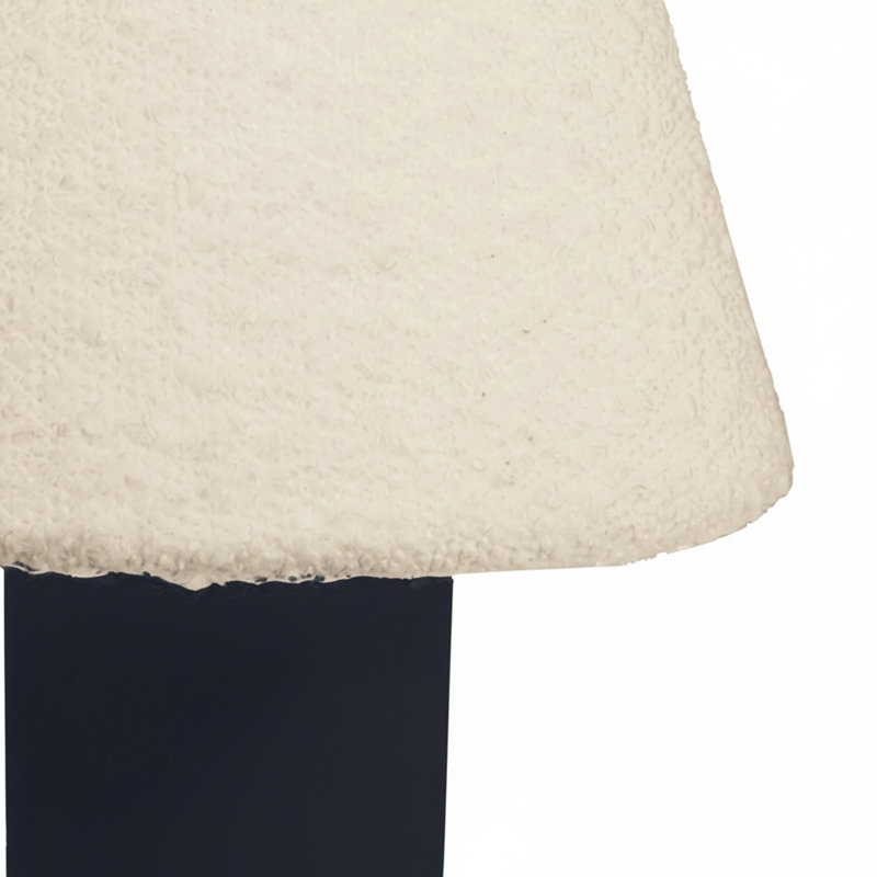 Dalia 1 Light 8"Dia. Table Lamp - Grey - White Shade