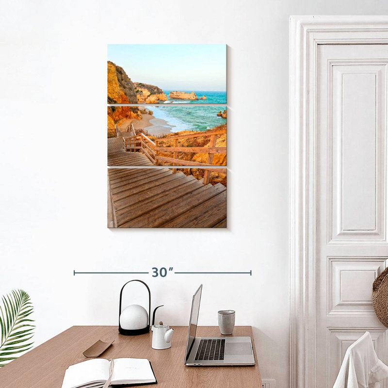 Lilie, Praia, Dona Ana, escalier de plage, H 32 po x l 20 po